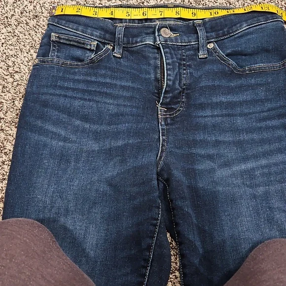 Lucky Brand High Rise Dark Blue Jeans - Picture 5 of 11